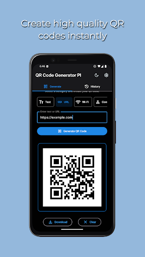 WiFi Password QR Generator PI ekran görüntüsü