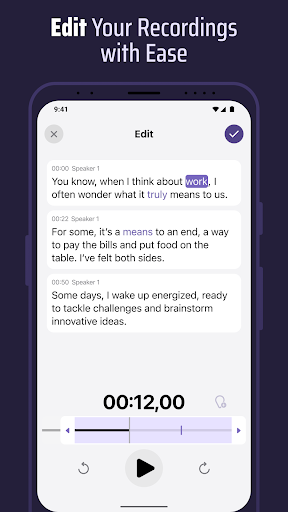 Voice & Transcribe - QuickVox ekran görüntüsü
