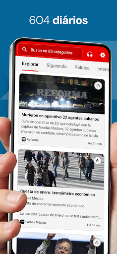 Noticias Actuales México ekran görüntüsü