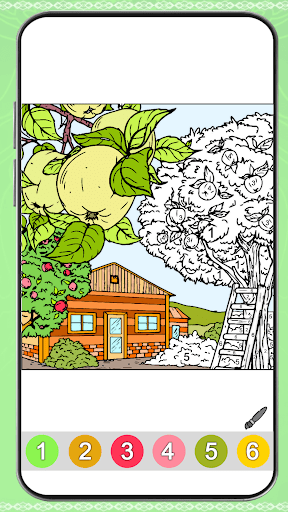 Country Farm Color by Number ekran görüntüsü