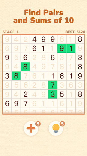 Number Puzzle: Ten & Pair ekran görüntüsü