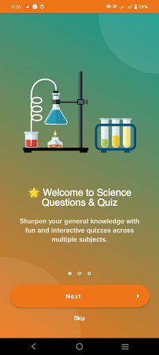 Flash Science Fact Quiz ekran görüntüsü