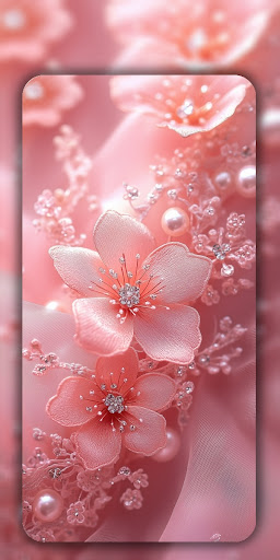 Pink Wallpaper HD background ekran görüntüsü