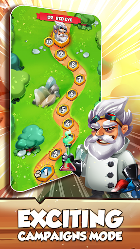 Muzzle Mash: PvP Match 3 RPG ekran görüntüsü