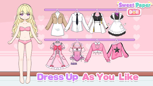 DIY Paper Doll Dress Up Games ekran görüntüsü