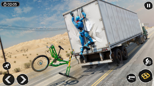 Ragdoll BMX Bone Fall Crash ekran görüntüsü