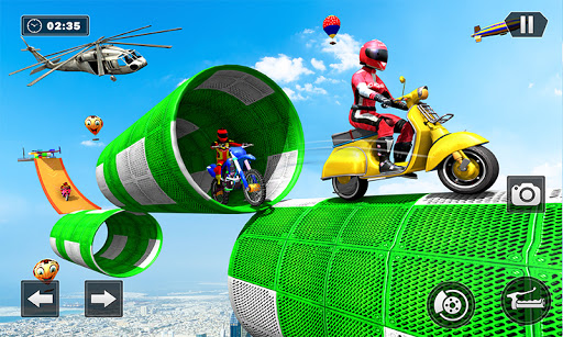 kir motos yarış büyük rampa ekran görüntüsü