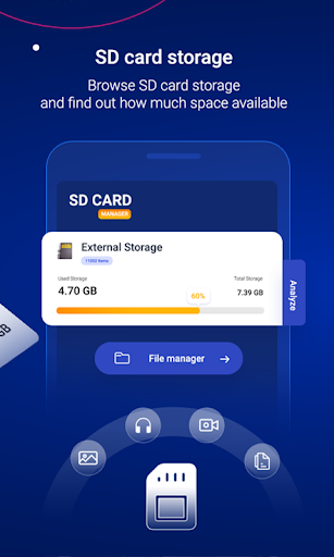 SD Card File Transfer manager ekran görüntüsü