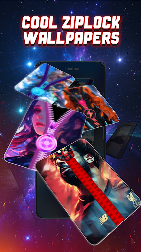 Zipper Lock Screen & Zip Theme ekran görüntüsü
