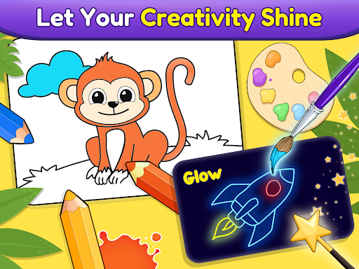Coloring games for kids: 2-5 y ekran görüntüsü