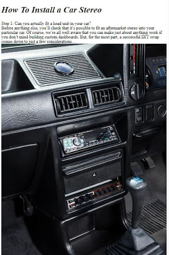 How to Install a Car Stereo ekran görüntüsü