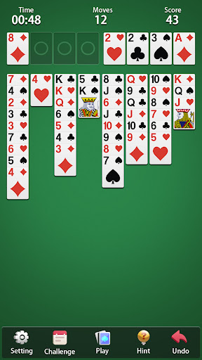 FreeCell Solitaire - Card Pro ekran görüntüsü