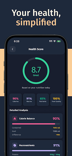 SavorAI: Calorie Counter ekran görüntüsü