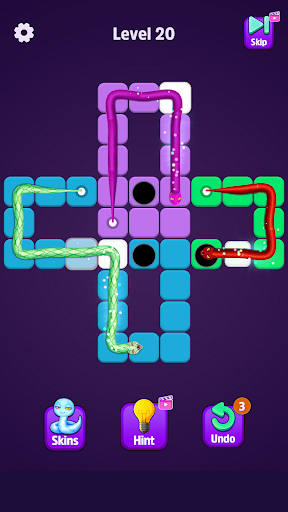 Snake Lines: Block Fill Puzzle ekran görüntüsü