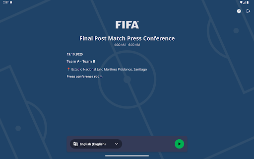 FIFA Interpreting ekran görüntüsü