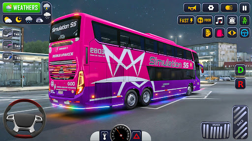 City Transport Coach Bus Game ekran görüntüsü