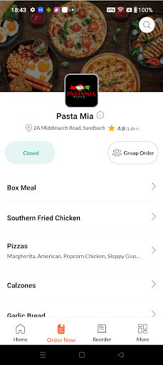 Pasta Mia ekran görüntüsü