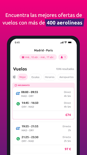 Rumbo.es - vuelos baratos ekran görüntüsü