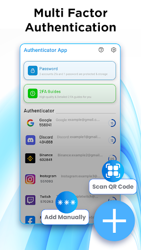 Authenticator App with 2FA ekran görüntüsü