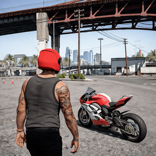 Real Bike Driving Wheelie Game