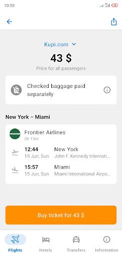 Cheap Flights & Hotels: SkyFly ekran görüntüsü