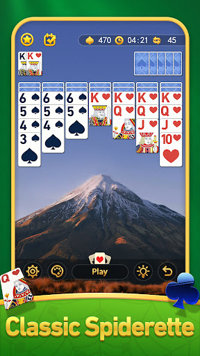 Örümcek Solitaire Kart Oyunu ekran görüntüsü