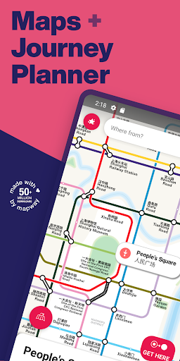 Shanghai Interactive Metro Map ekran görüntüsü