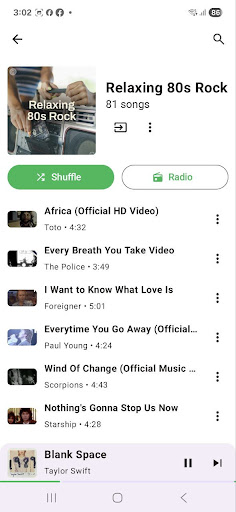PlayTune ekran görüntüsü