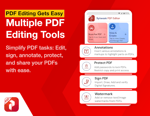 Systweak PDF Editor & Scanner ekran görüntüsü