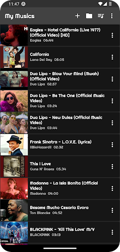 MusicaMila Müzik Çalar ekran görüntüsü