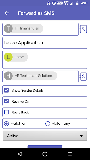 SMS Auto Forwarder & Messaging ekran görüntüsü