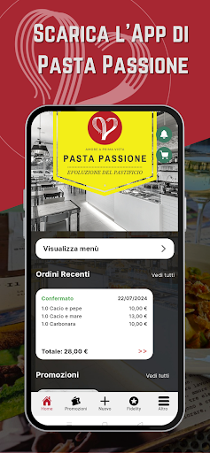Pasta Passione ekran görüntüsü