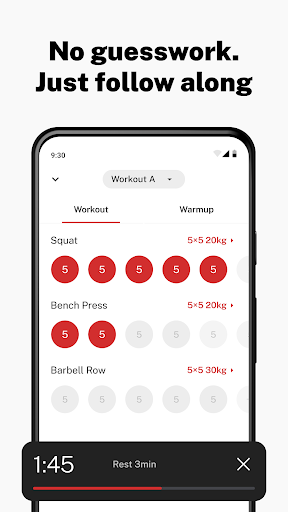 Stronglifts 5x5 Workout ekran görüntüsü