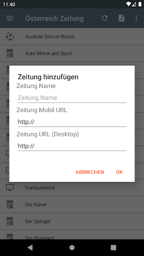 Österreich Zeitung ekran görüntüsü