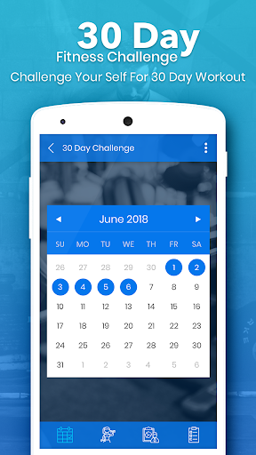 30 Day Fitness Challenge - Hom ekran görüntüsü
