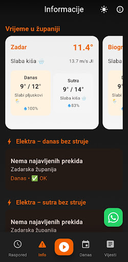 Novi radio Zadar ekran görüntüsü