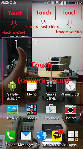 Transparent Camera Wallpaper ekran görüntüsü