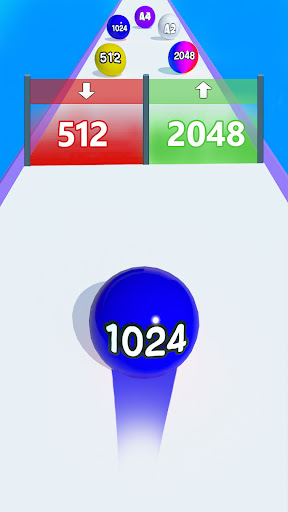 Rolling Ball Run Numbers Game ekran görüntüsü