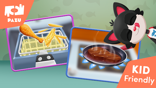 Paw Kitchen Kids Cooking Games ekran görüntüsü