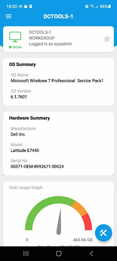 SysAdmin Tools ekran görüntüsü
