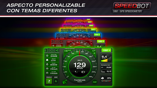 Speedbot. Velocímetro GPS/OBD2 ekran görüntüsü