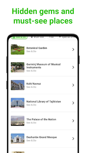 Dushanbe Tour Guide:SmartGuide ekran görüntüsü