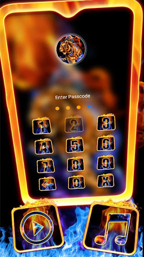 Fractal Tiger Launcher Theme ekran görüntüsü
