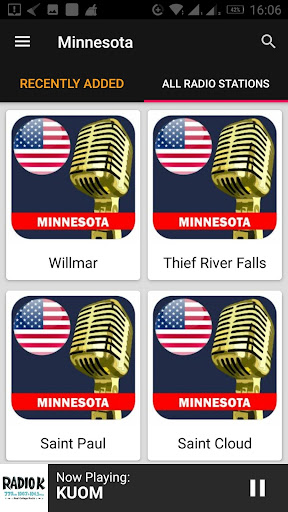 Minnesota Radio Stations - USA ekran görüntüsü