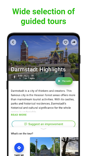 Darmstadt SmartGuide ekran görüntüsü