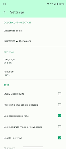 Fossify Notes Beta ekran görüntüsü