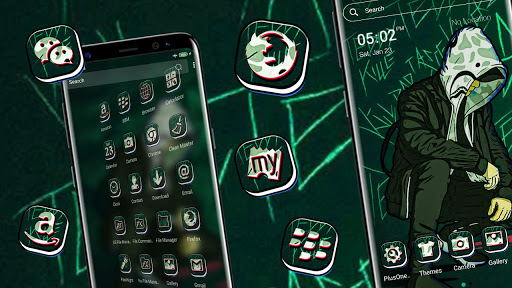 Cool Dude Launcher Theme ekran görüntüsü