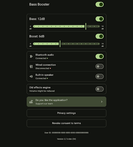 Bass Booster ekran görüntüsü