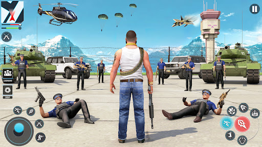 Police Gangster Mafia Games 3D ekran görüntüsü