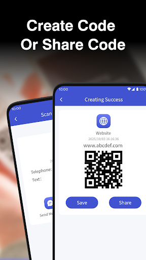 QR Create&Scan ekran görüntüsü